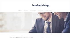 Desktop Screenshot of leadmatching.com